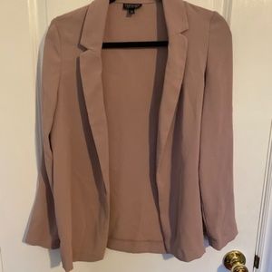Topshop Blush Rose Blazer